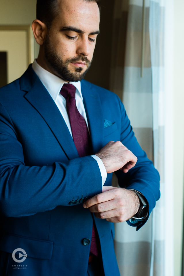 Tampa Garden Club Wedding Groom