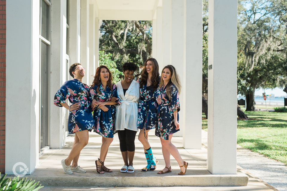 Tampa Garden Club Wedding Bridesmaids
